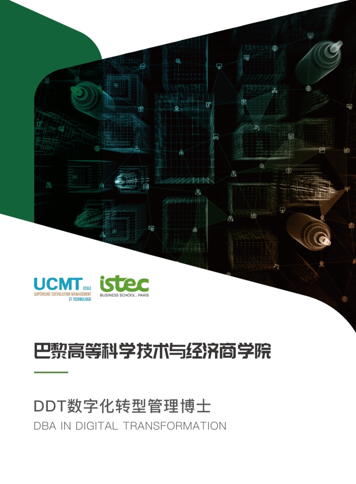ISTEC巴黎高商·DDT數字化轉型管理博士 招生簡章（2024）_第1頁