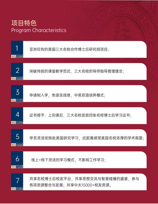 美國斯坦福大學、加州大學伯克利分校、加州州立大學三校博士后研究班
